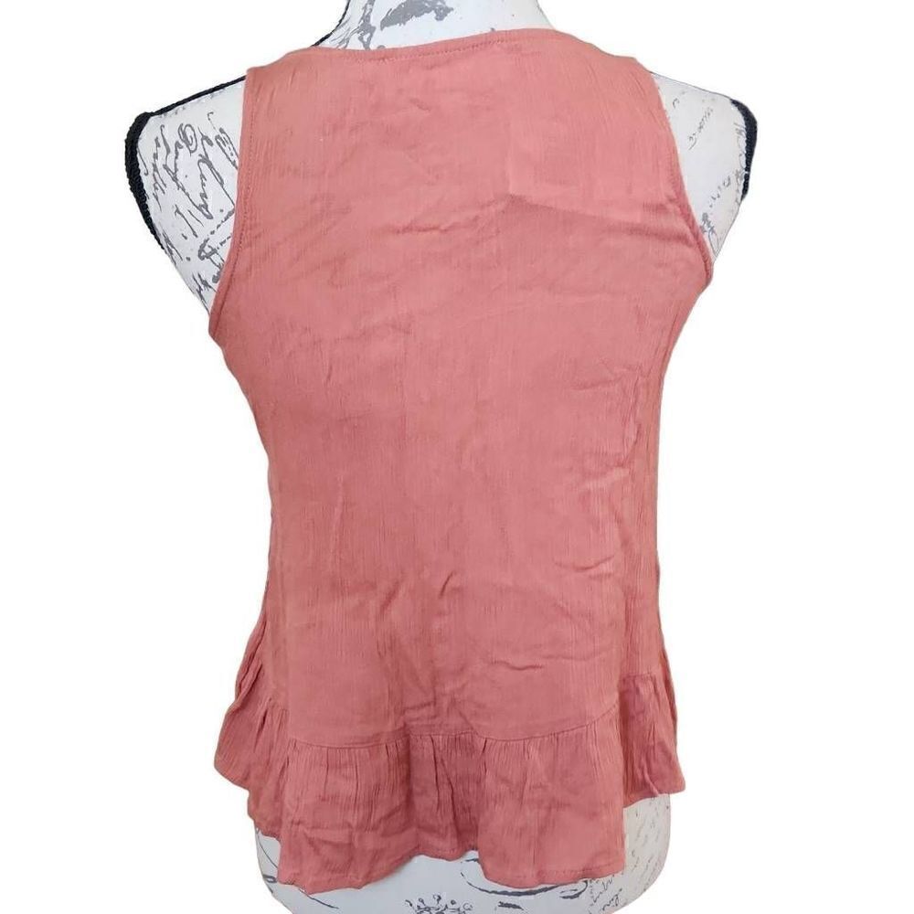 Hippie Rose Women's Size XS Toasted Clay BohO Sleeveless Tank - Picture 3 of 7
